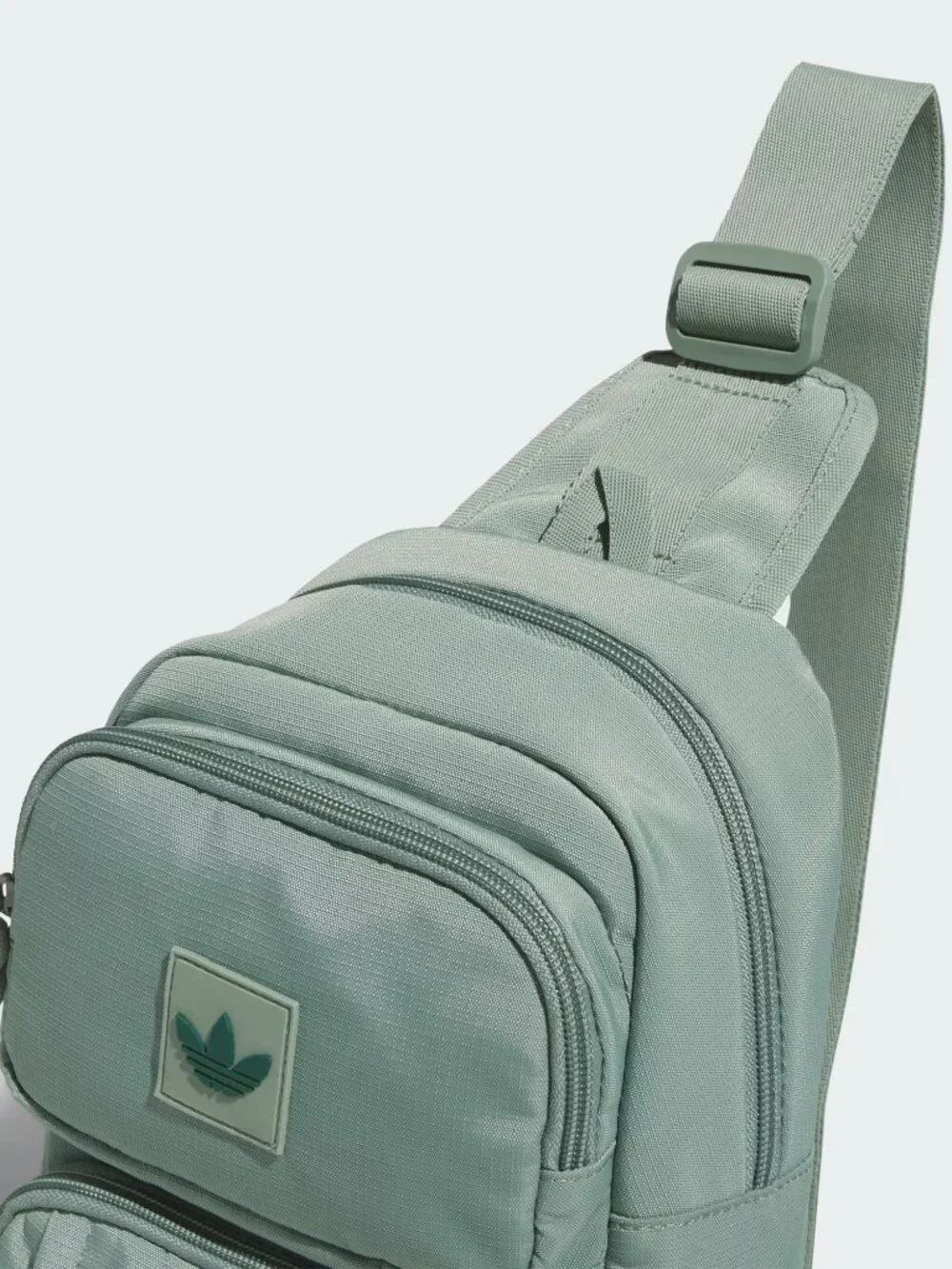 NWT Adidas Utility 4 Durable Sling Bag Silver Green/Collegiate Green #777661
